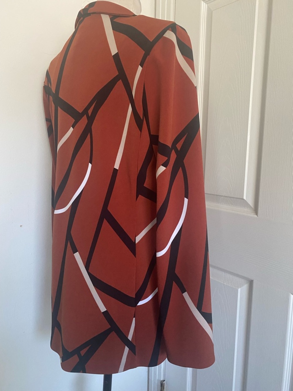 Joseph Ribkoff Abstract Single Button Blazer - Picture 5 of 12